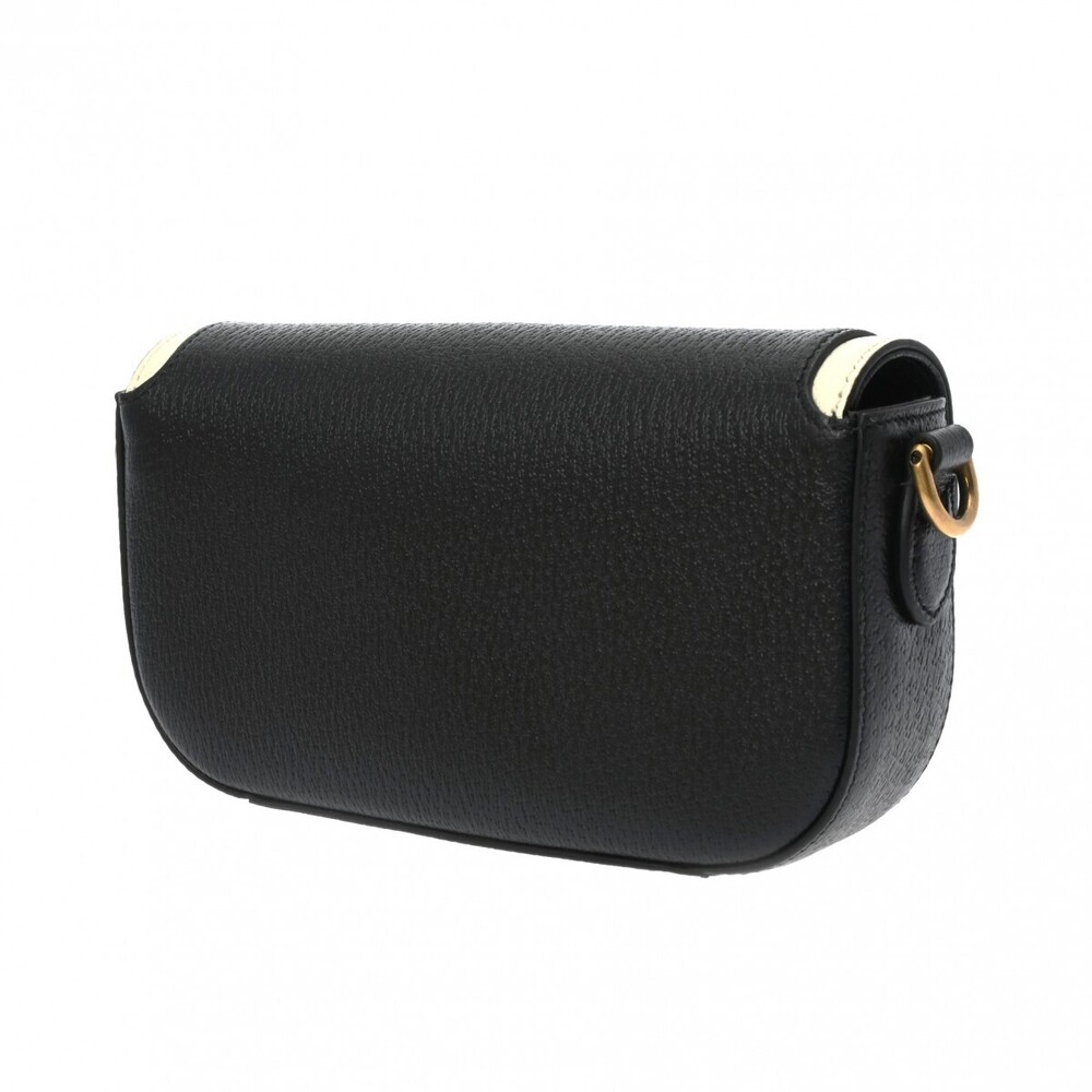 Gucci shoulder black white adidas leather collaboration bag